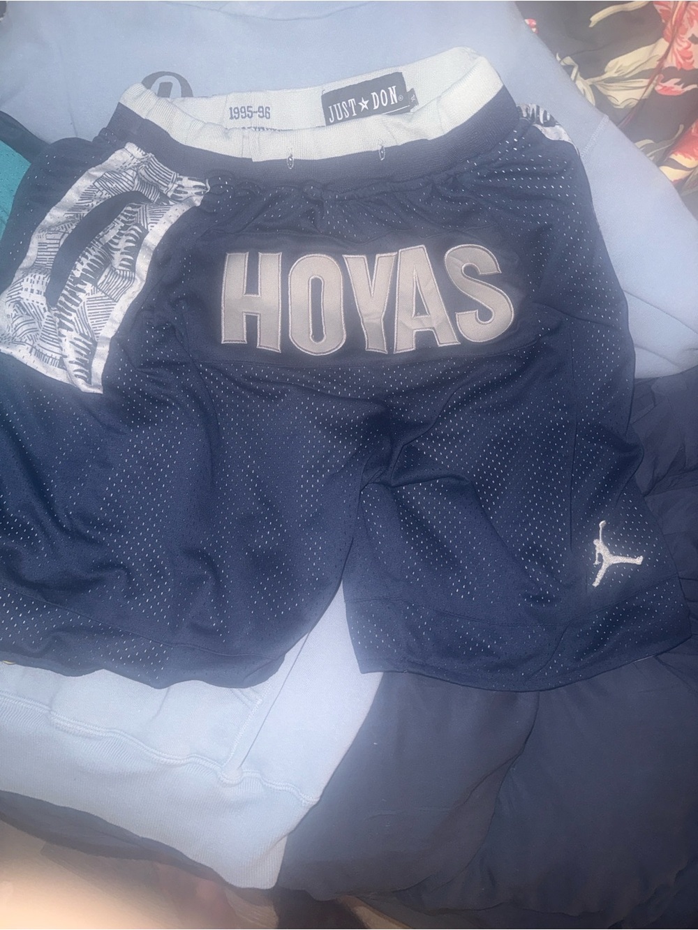 Just Don Georgetown Hoyas 1995-96 Allen Iverson sz XL